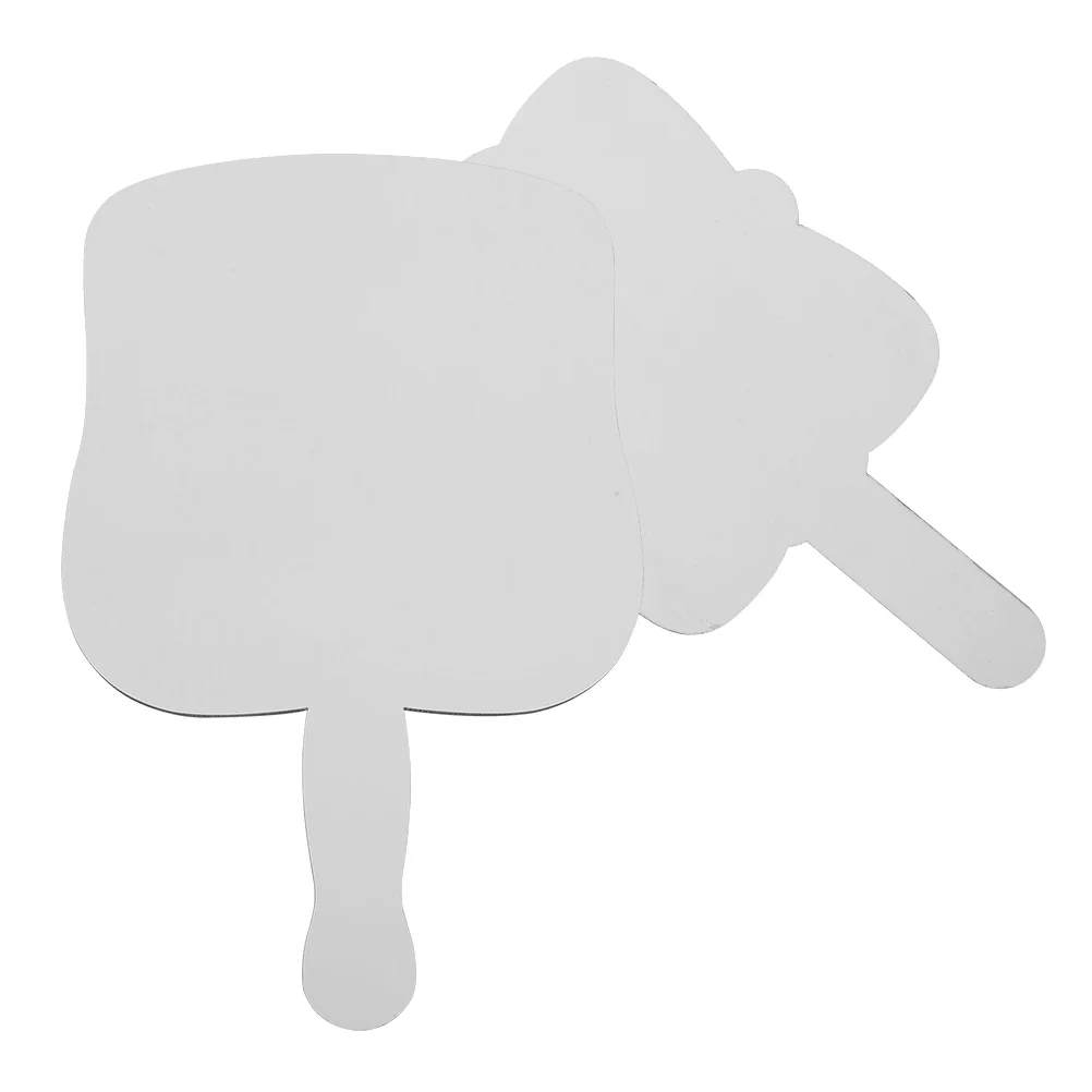 

2 Pcs Transfer Fans 177x100x5mm 178x273x5mm Sublimation Photo Blank Picture Frame Frames DIY Blank Family Decoration