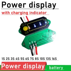 1S 2S 3S 4S 6S 7S lithium battery Power display charging indicator Flashing FOR 12V 24V 36V 48V 60V Li-ion Lifepo4 lead-acid BMS