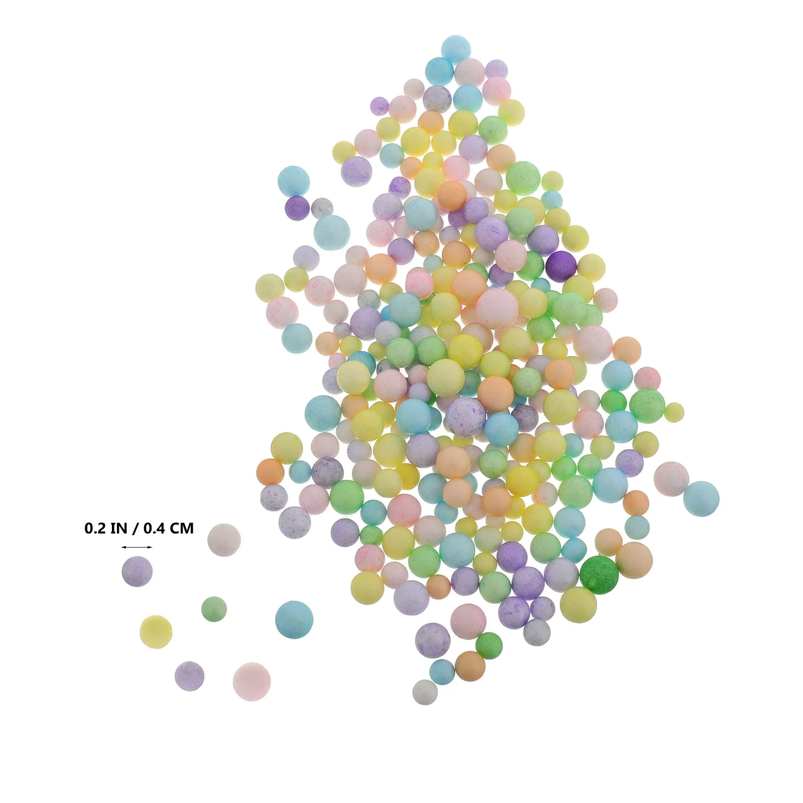 Colorful Foam Beads 4-6Mm Mini Polystyrene Balls Bean Bag Filling DIY Craft Beads Wedding Holiday Party Decoration