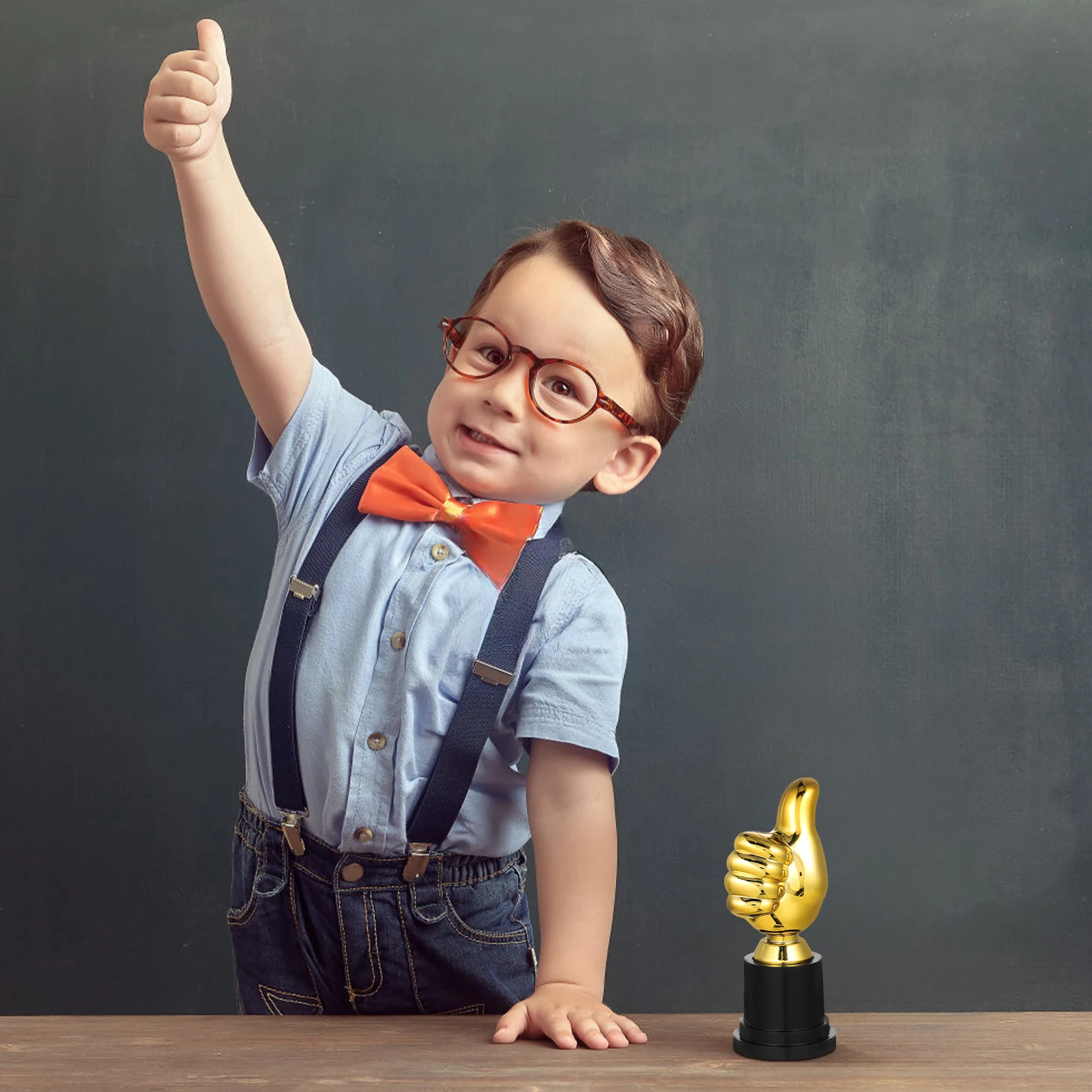 

6 Pcs Mini Trophy Trophies Plastic Decor Kindergarten Competition Football