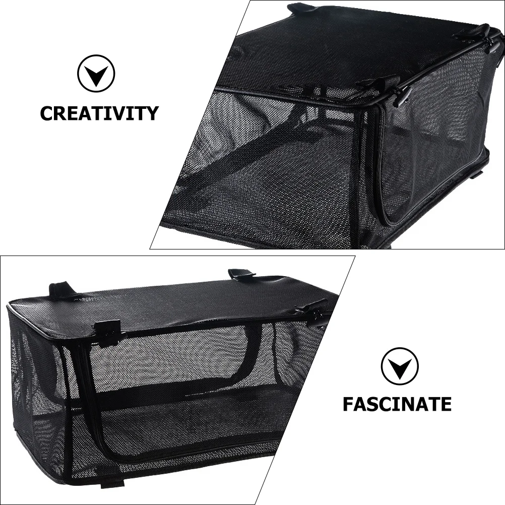 

Outdoor Camping Tableware Bag Collapsible Cookware Storage Mesh Organizer Convenient Cooking Utensil Carry Bag for Picnic