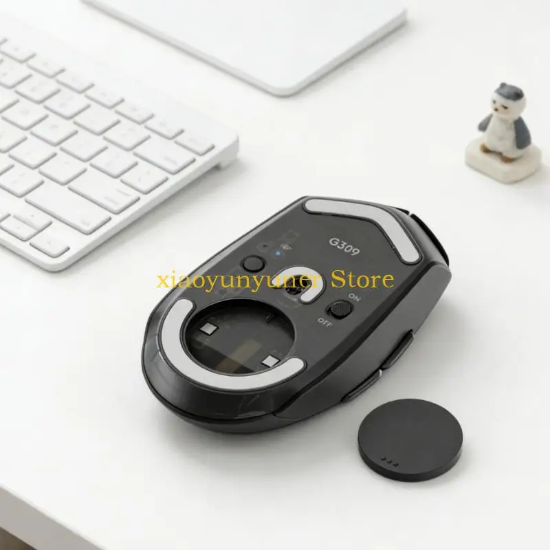 P9JB HotlineGames Mouse Skates Mouse Glides Feet Pad Sticker for G309 Mouse Round Curveds Edges