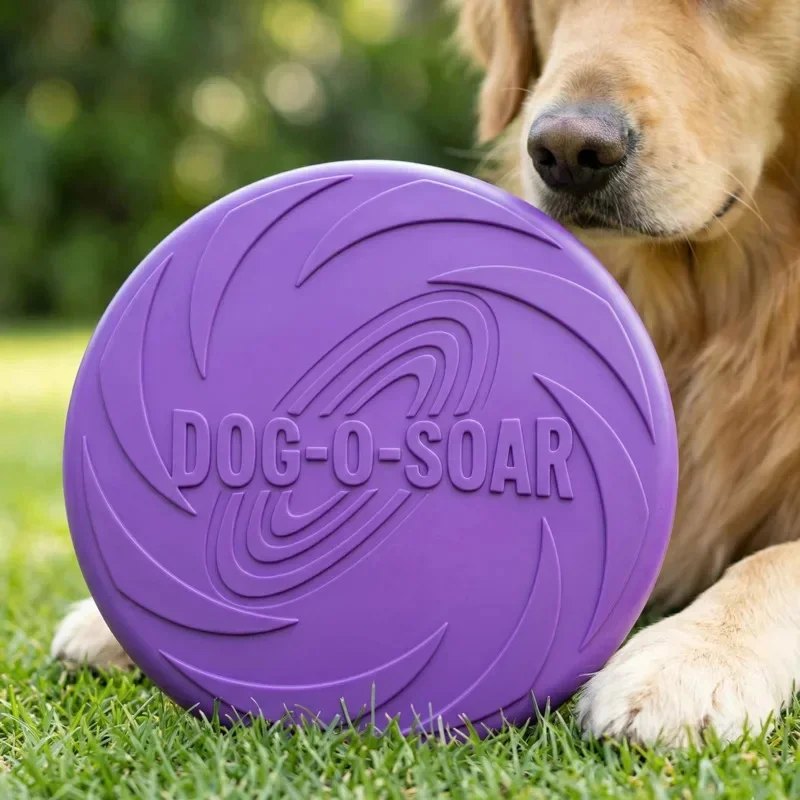 Frisbee Resistente a Mordidas para Perros Grandes, Disco Volador para Actividades al Aire Libre, Juguete para Perros Activos, Entrenamiento en el Parque, Alivio del Aburrimiento, Regalo