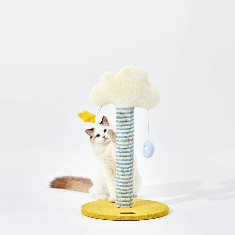 

Pet Scratcher Posts Cat Climbing Frame Scratch Resistant with Stars and Moon Cat Tree Tower Pet Furniture Cats Toy Column