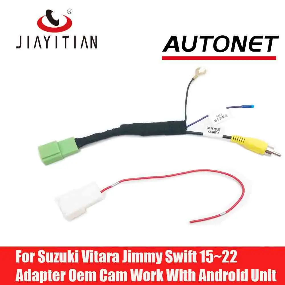 JIAYITIAN For Suzuki Vitara Jimmy Swift 2015~2022 C5 Pins Adapter Cable Kit Retain Factory Camera work with Android Unit Stereo