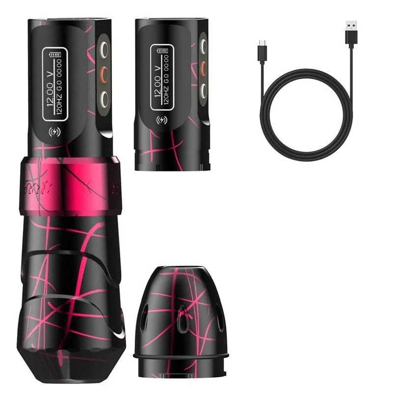 Wireless Rotary Tattoo Pen Portable Microblading Tattoo Gun Permanent Makeup Body Multifunctional Professional Tattoo Machine