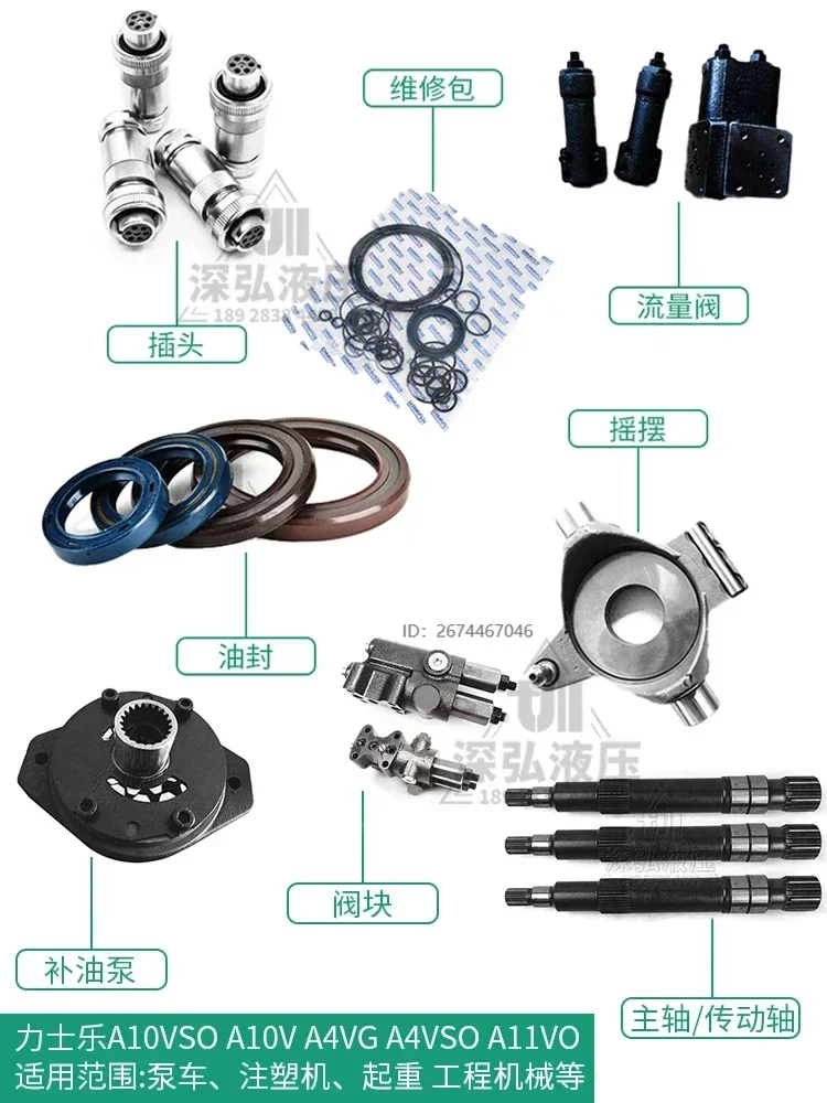 Rexroth Plunger Pump Transmission Bearing Thimble Swing Oil Distribution Plate Valve Core Skeleton Oil Seal Seal Ring A10VSO71