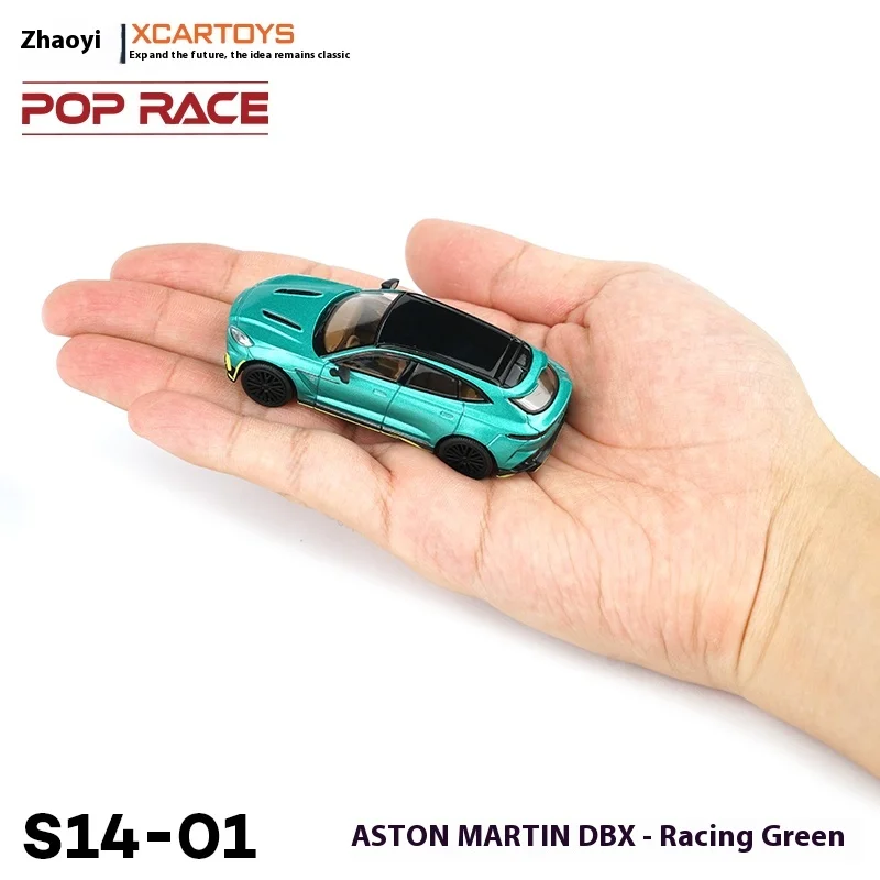 

Tuoyi POPRACE 1/64 модель автомобиля из сплава, игрушка DBX Racing, зеленое украшение для рабочего стола, детская игрушка, подарок на день рождения, в наличии, имитация крутого цвета