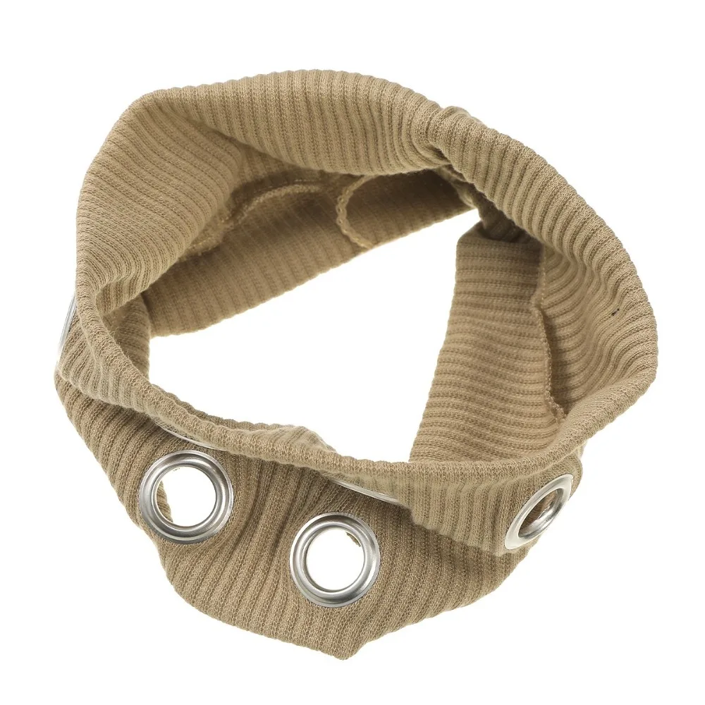 Occhielli in metallo Fascia per la testa Rock Larga elastica stile rock Fascia per capelli punk Elastico design scavato Occhielli scavati Fascia per capelli da donna