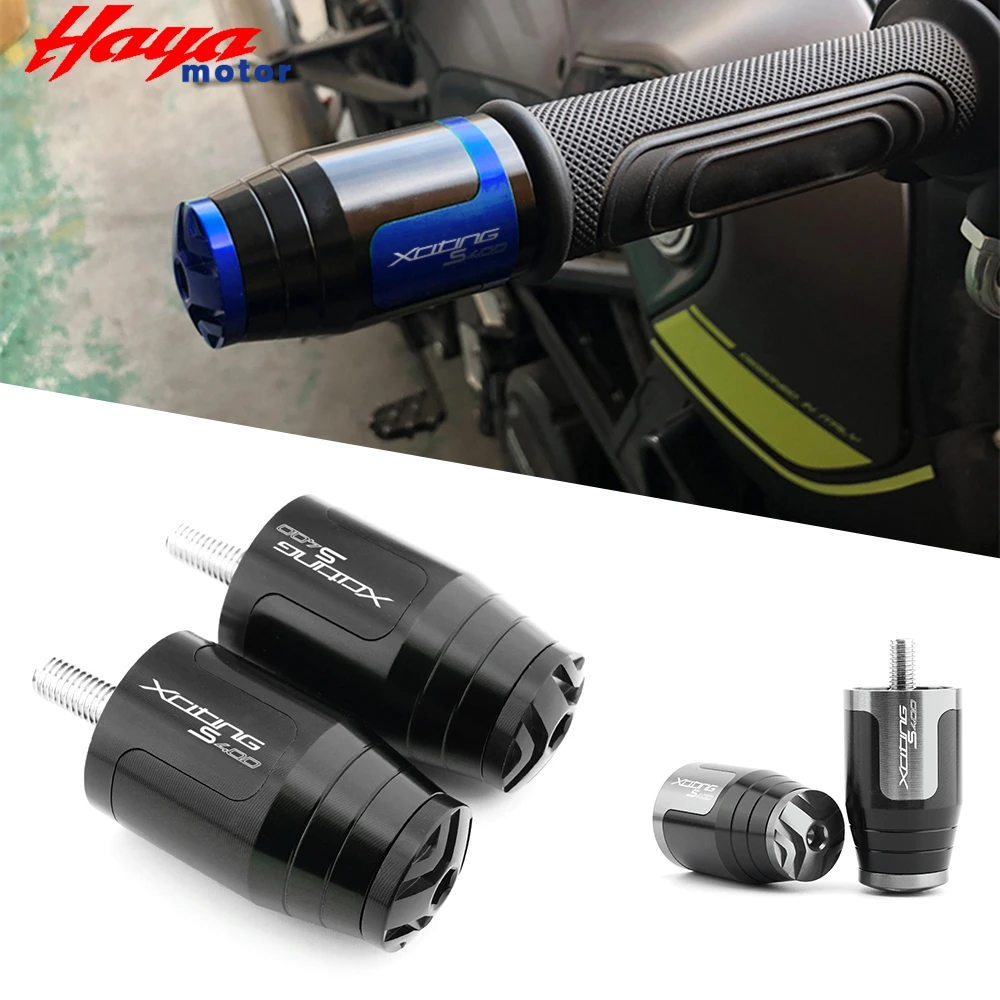 

Аксессуары для мотоциклов, 7/8 "22 мм, ручки для руля, торцевая крышка для Kymco Xciting S400 S 400 2017-2020, с логотипом