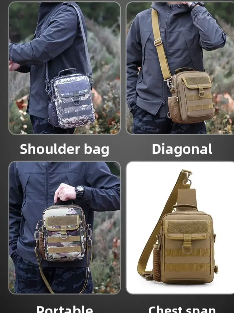 Tactische heuptas Molle Outdoor handtas Waterdicht Kamperen Reizen Wandelen Trekking Jacht Schoudertassen Messenger Fishing Pack - afbeelding 2