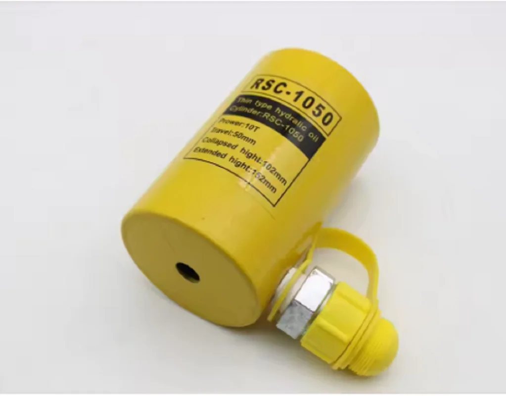 Low Height Hydraulic Cylinder RSC-1050 Hydraulic Jack with tonnage of 10T, work travel of 50mm