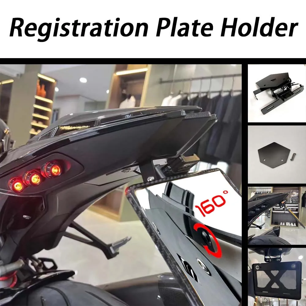 Rear License Plate Frame Holder Tail Tidy Fender Eliminator For BMW S1000RR 2019 2020 2021 2022 - 2023 & S1000R 2021 2022 - 2023