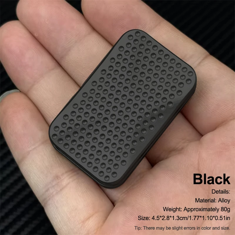 1 EDC Fidget Slider Rotating Anti Pressure Metal Soap Sensory Toy Addah Focal Table Toy Soft Magnetic Slider