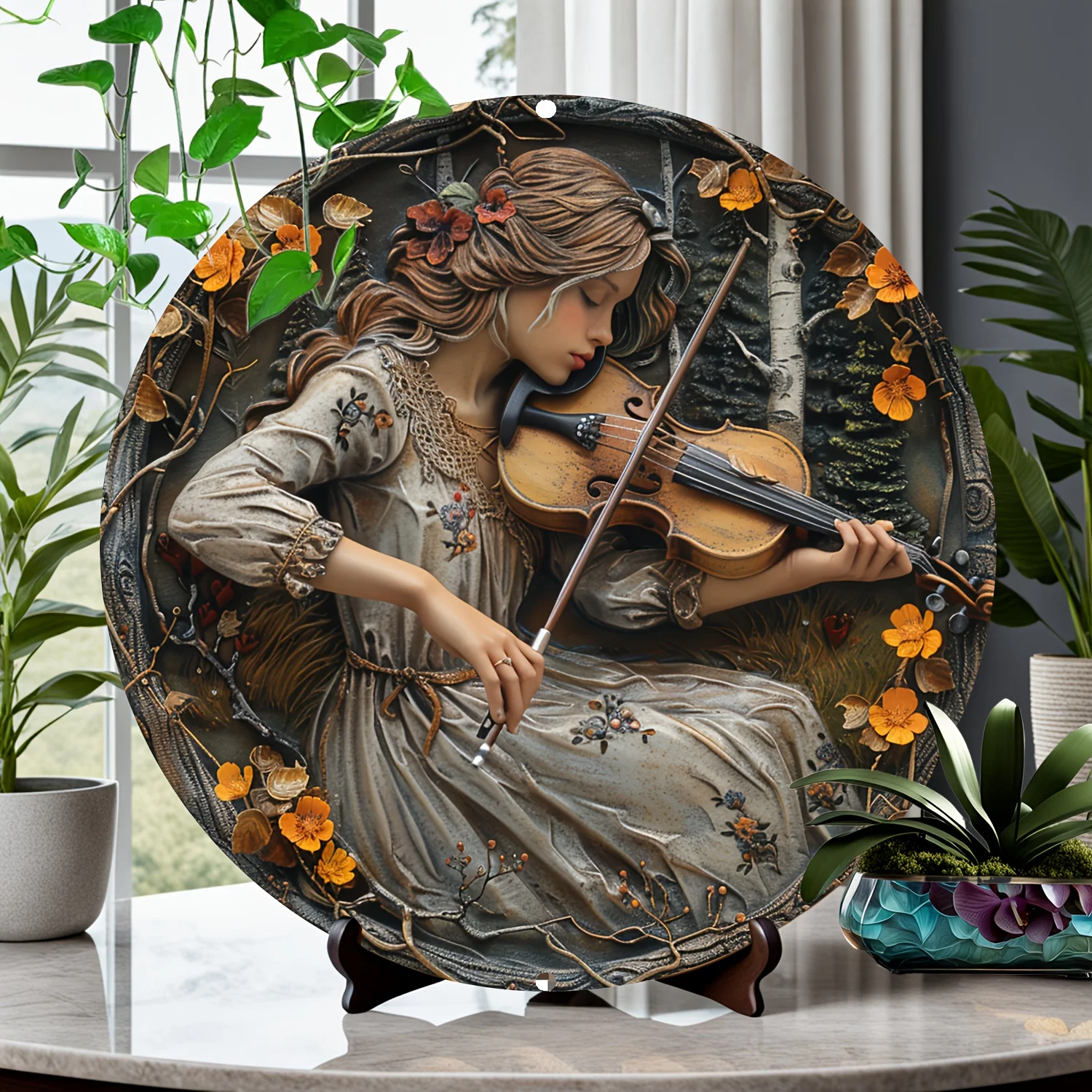 Durable & Stylish Violinist Forest Scene - 8