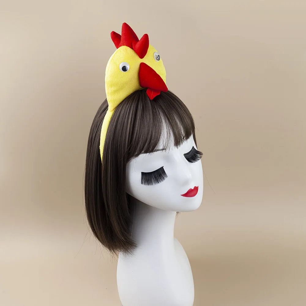 Adult Children Christmas Halloween Party Kids Chick Chicken Hen Rooster Animal Ear Costume Headband