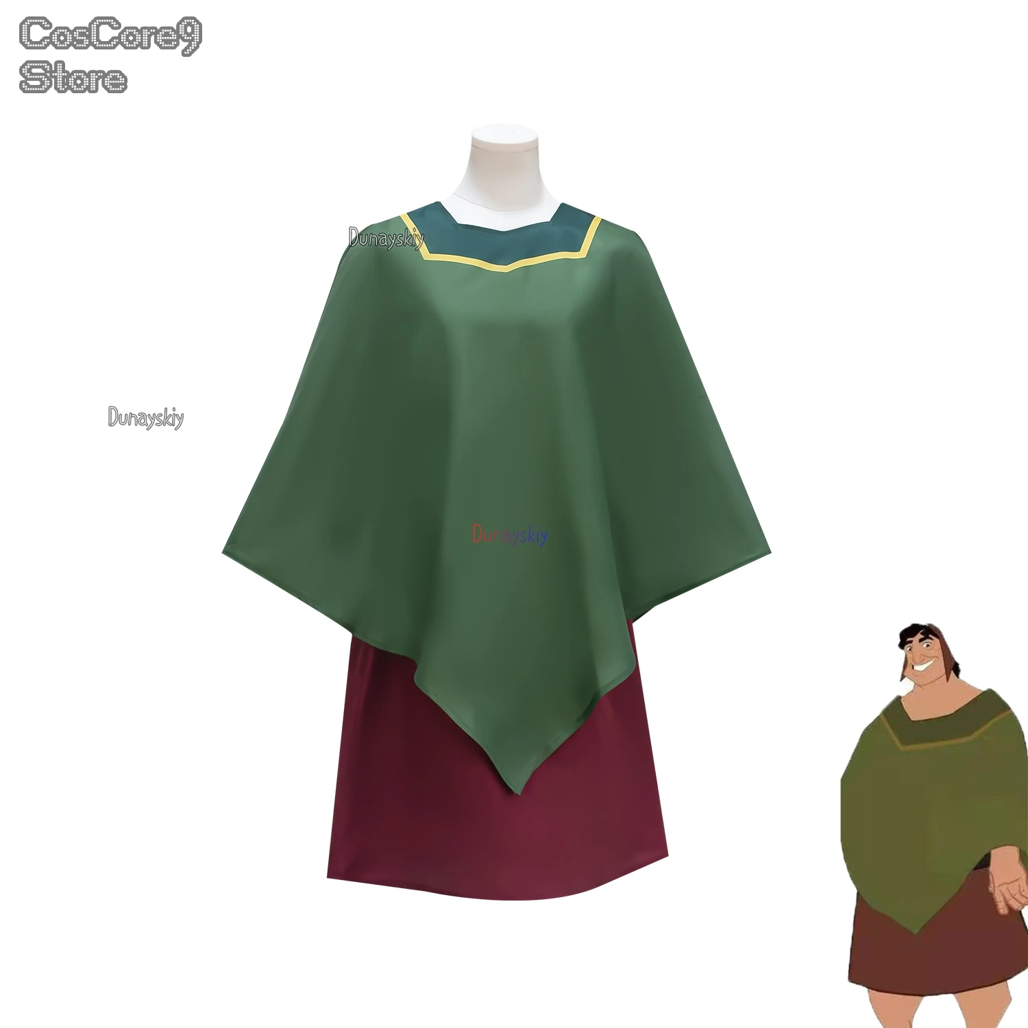 فيلم باشا الإمبراطور الجديد الأخدود تأثيري الملك موحدة رجل كوسبريفريه هالوين كرنفال تأثيري باشا ملابس مخصصة