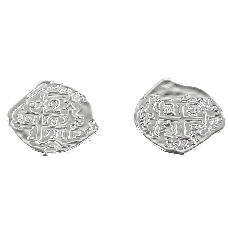 B24C-1200 Uds monedas de oro de plástico monedas de pirata monedas de juego para niños para fiesta de pirata cofre del Tesoro juegos fichas Cosplay