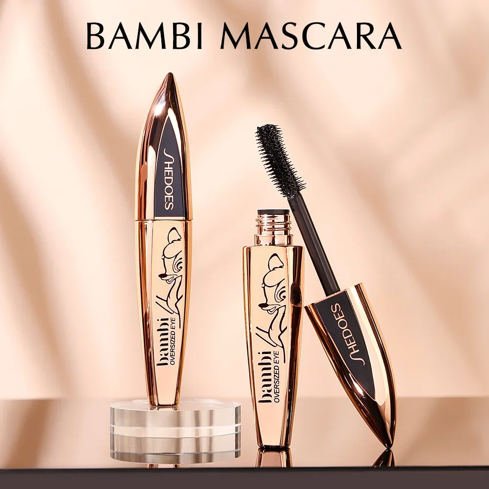 Shedoes Soft Mascara Curly Thick Profession Mascara Waterproof  Lengthening Eyelash No Fading Female Lasting Halo Dye Mascara