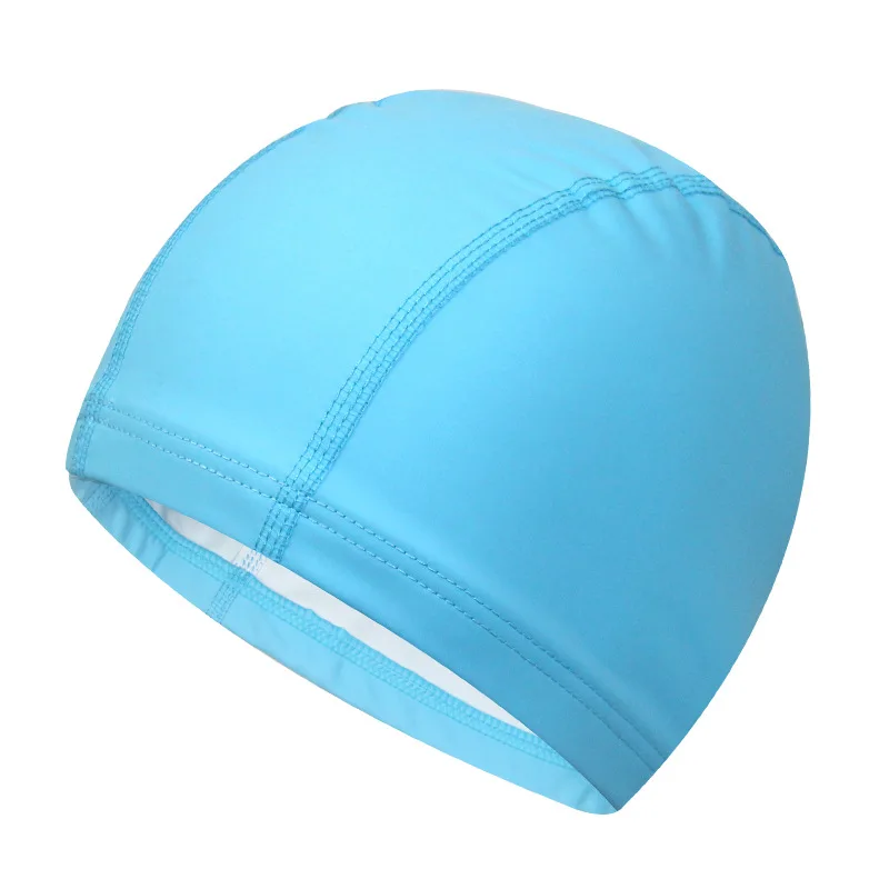 حجم الحرة قبعات السباحة للرجال النساء مطاطا بو الأذن حماية الشعر الطويل بركة السباحة قبعة سامسونج الاستحمام قبعات