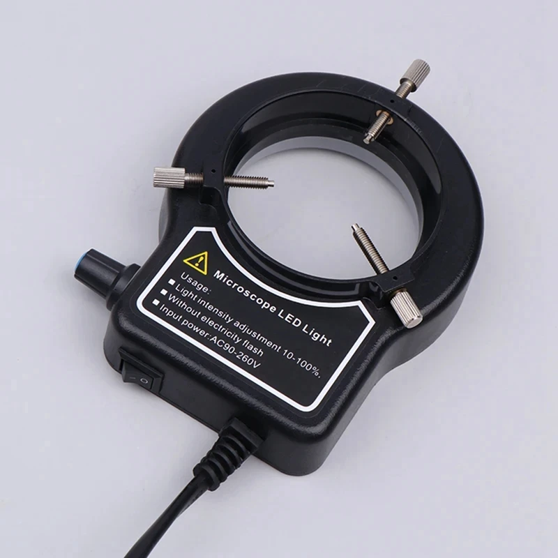 モール顕微鏡リングライト照明ランプ顕微鏡サークルライト工業用顕微鏡カメラ EU プラグ
