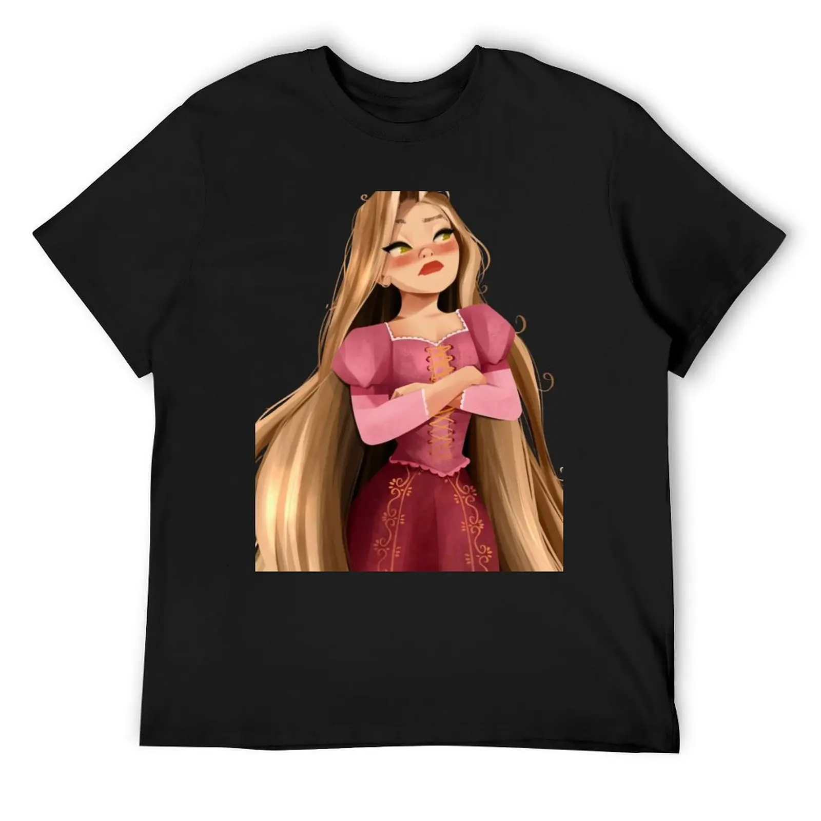 The girl with long hair T-Shirt rapper graphic tees cute tops man t shirt mens shirts graphic tee