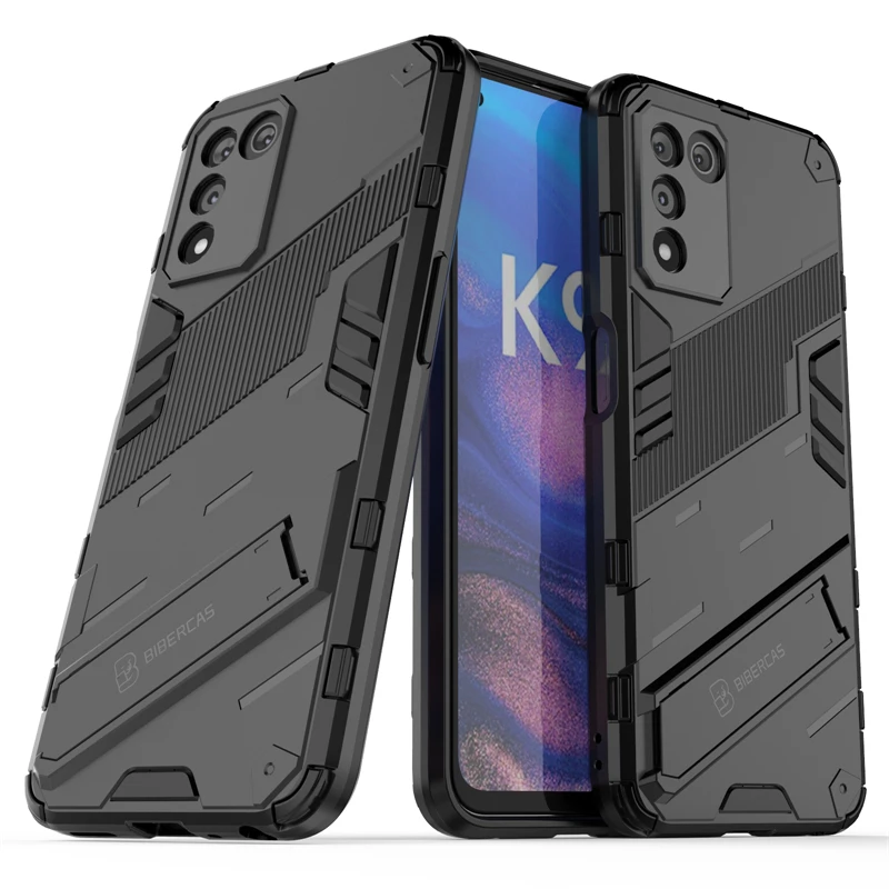 Phone Holder Case For Oppo Realme Q3S 5G Case Bumper Hard Armor Full Cover For Realme Q3S Case For Realme Q3S Q3T Q3i Q3 Pro 5G