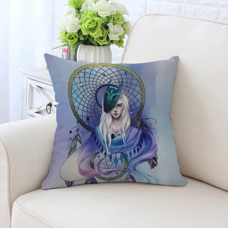 

Dreamcatcher double-sided printed custom pillowcase short plush sofa cushion cover room decoration office chair backrest 40x40cm