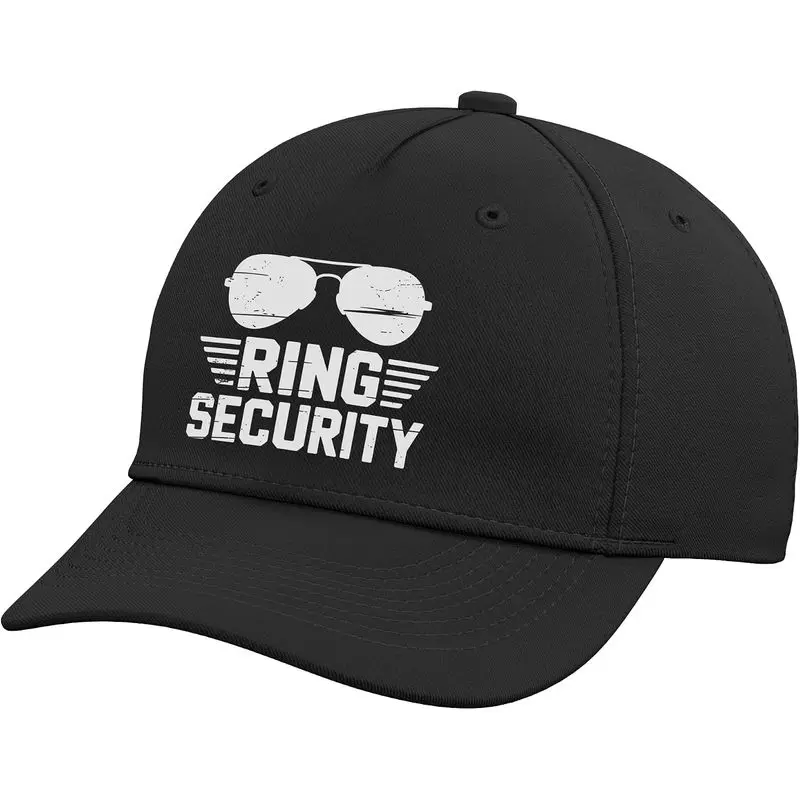 Ring Security Art For Boys Kids Men Ring Bearer Wedding Adjustable Baseball Hat