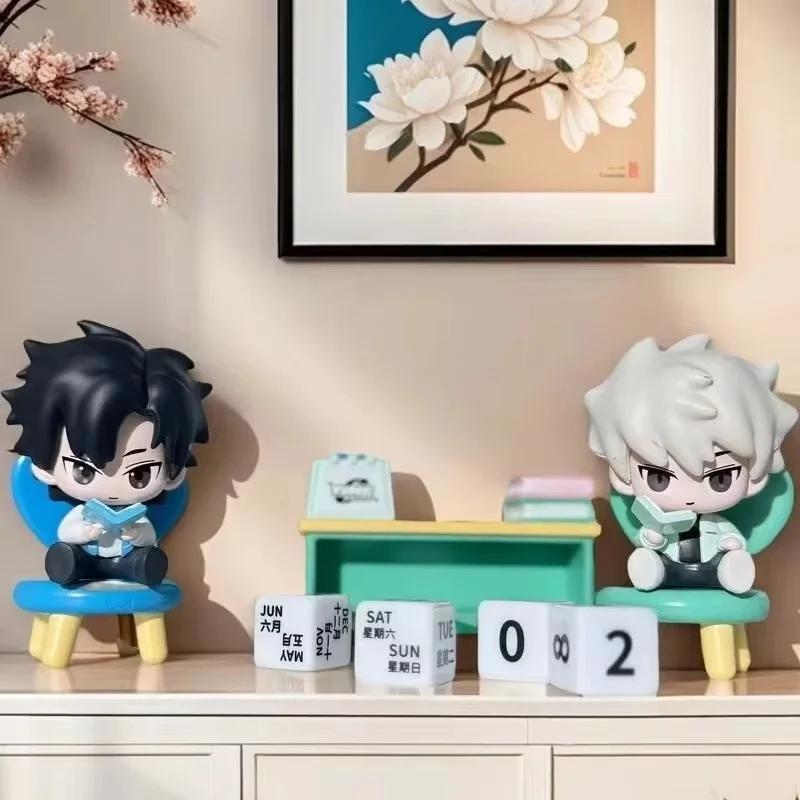 

In Stock Original Link Click Desk Calendar Lucas Charles Anime Figure Model Decor Collection Figurine Desk Friends Gifts Toys