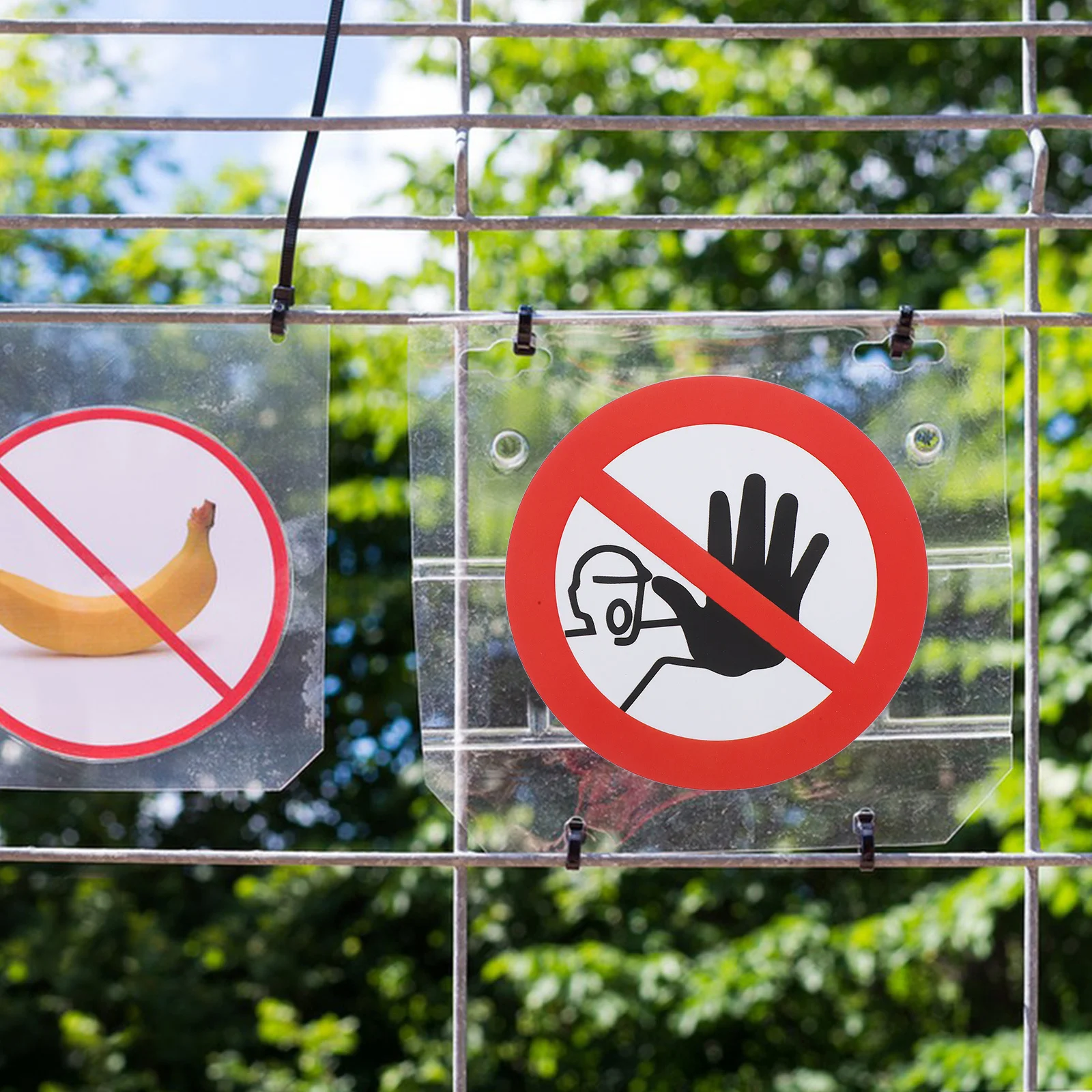 Waterproof Warning Sticker Hazard Caution Sign Keep Not Enter Safety Label For Workplace Construction Site Road