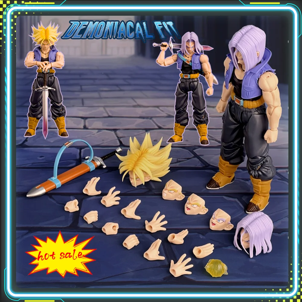 

Demoniacal Fit Dragon Ball Z SHF Action Figure Super Saiyan Trunks The Boy From The Future Son of Tomorrow Collectible Toy Gift