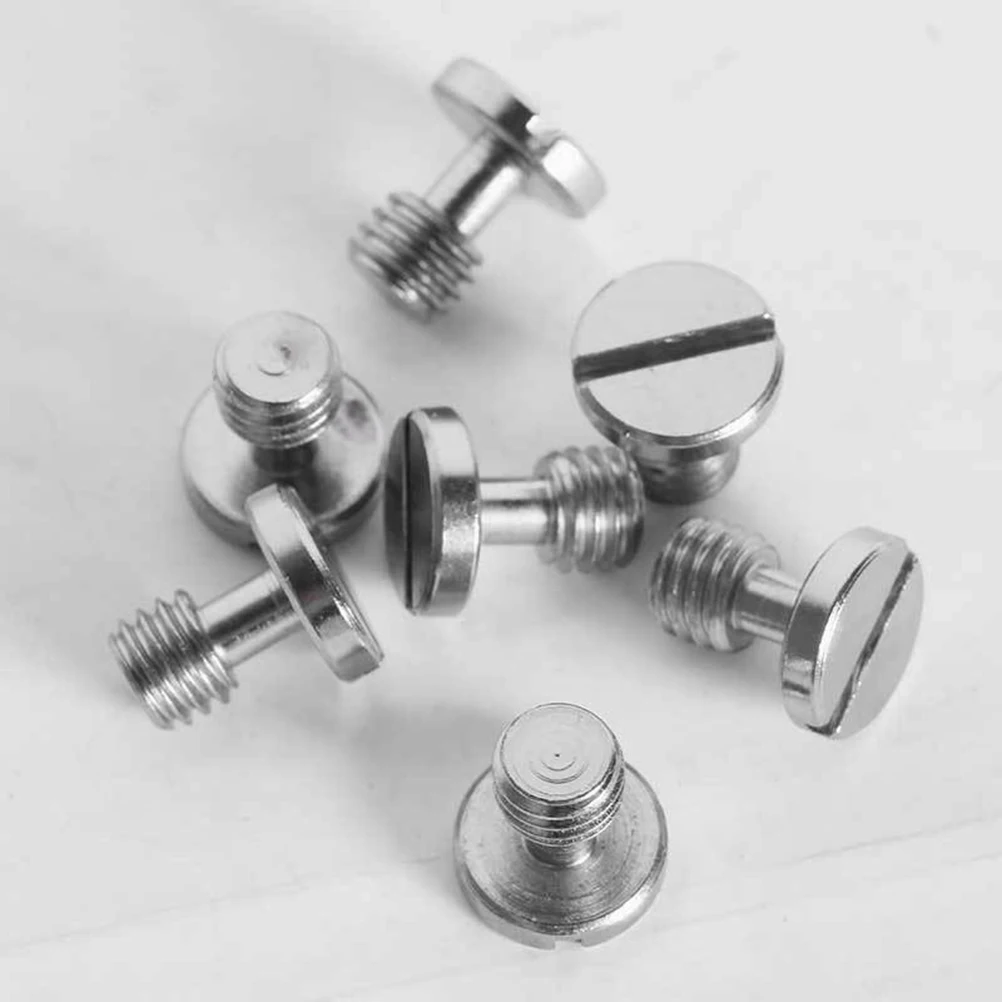 

4 Pcs Camera Screw Photography Mount Tripod Adapter Shoe 3/8 Inch Flat Head Slotted Lightweight Durable Versatile Stand