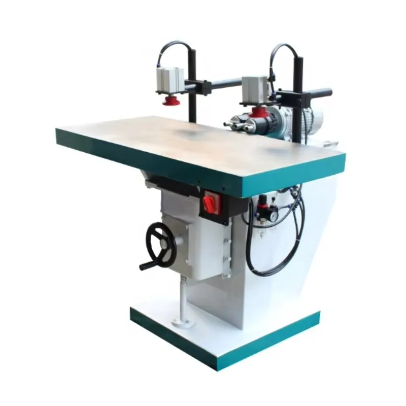 Woodworking horizontal automatic adjustable multi-axis pneumatic compaction driller 3-axis wood side hole drilling machine