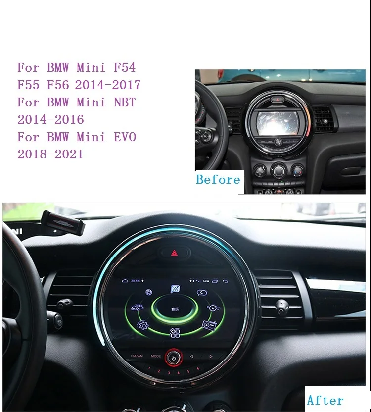 Android 11 Automotive Multimedia For BMW Mini F54 F55 F56 F57 2015 2016 2017 2018 Radio Player Navigation Head Unit Carplay