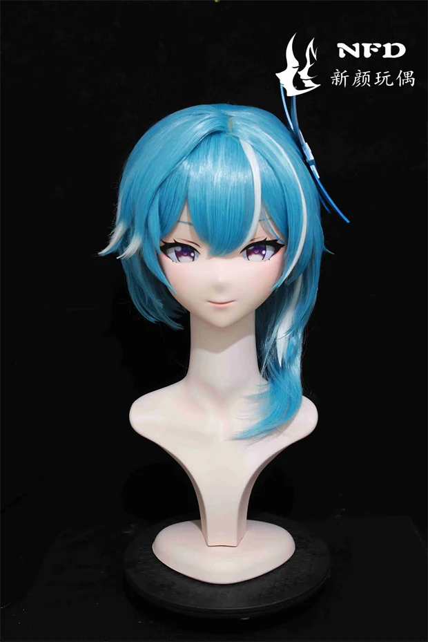 

(NFD072)Customize Full Head With Lock Pretty Female/Girl Japanese Animego Character Kig Cosplay Kigurumi Mask Crossdress Doll