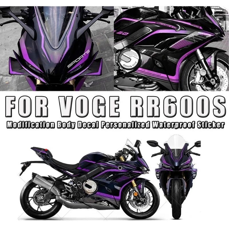 

Motorcycle Modification Body Decal Personalized Waterproof Protection Decorative Stickers FOR VOGE RR660S RR 660S RR660 S