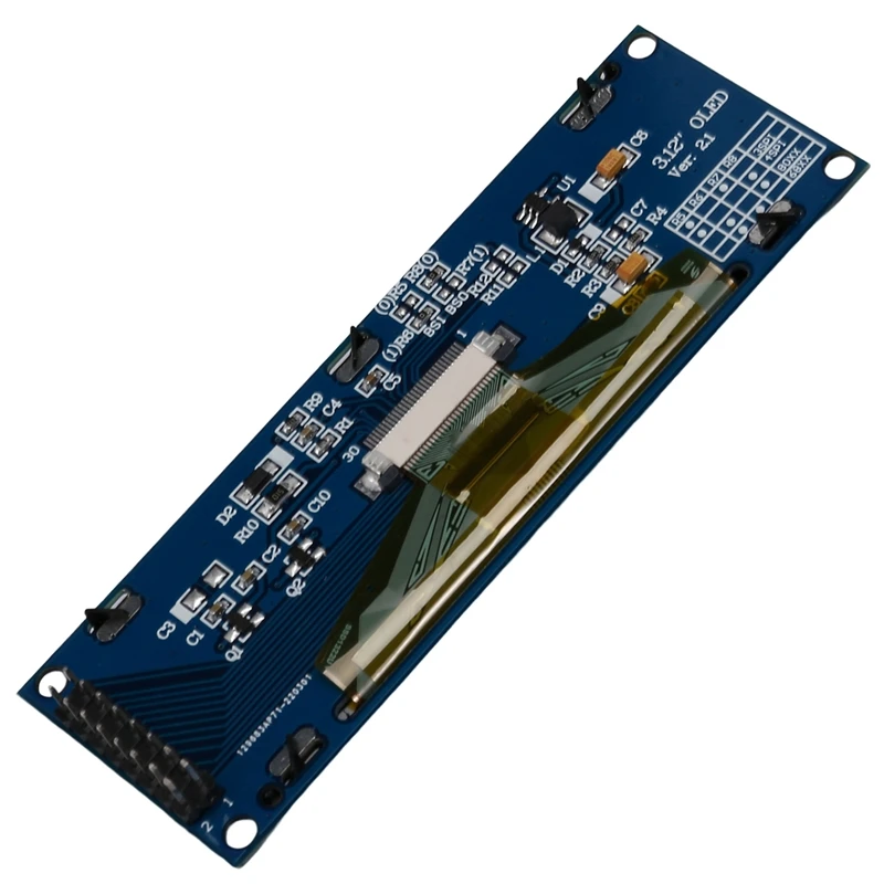 Pantalla OLED de 3,12 pulgadas, 256x64, 25664 puntos, módulo LCD gráfico, pantalla LCM, controlador SSD1322, compatible con SPI