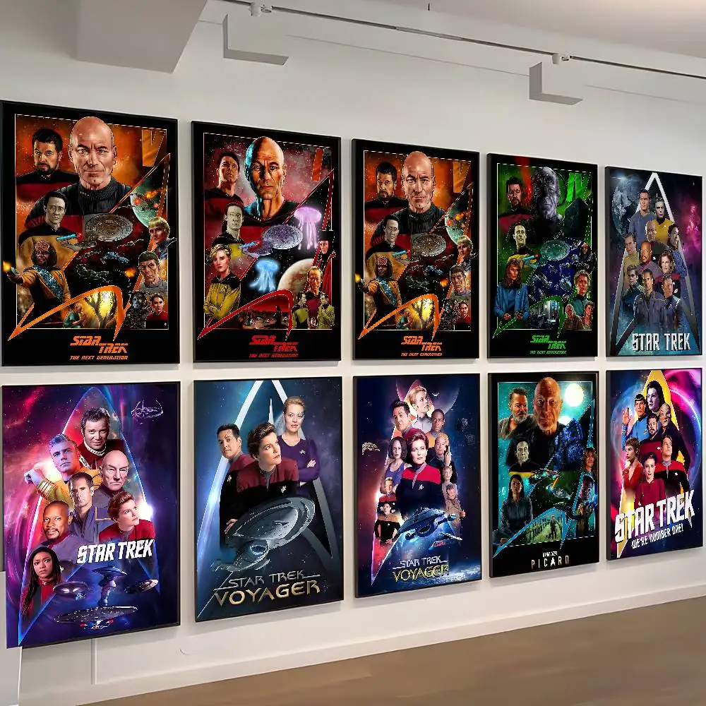 Film S-Star T-Trek Vintage Poster Sticky Vintage Room Home Bar Cafe Decor Kawaii Room Decor