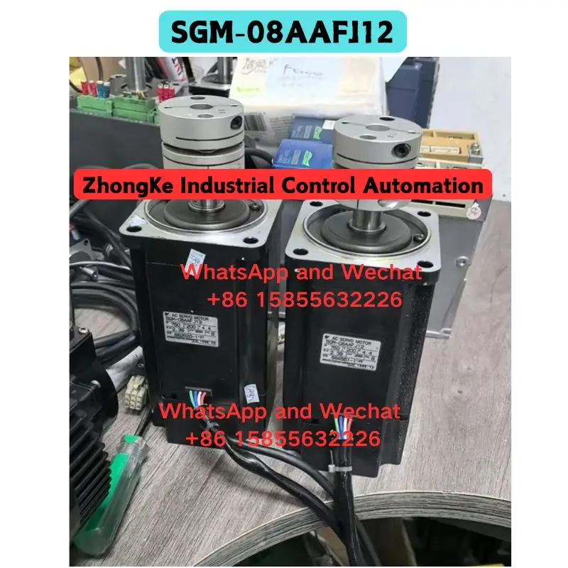 Used OEM disassembled parts electrical machinery  SGM-08AAFJ12 Functional test OK