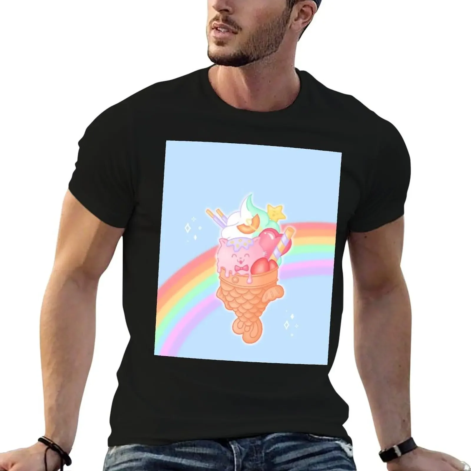 Taiyaki Ice Cream T-Shirt shirts graphic designer shirts customs heavyweight t shirts for men