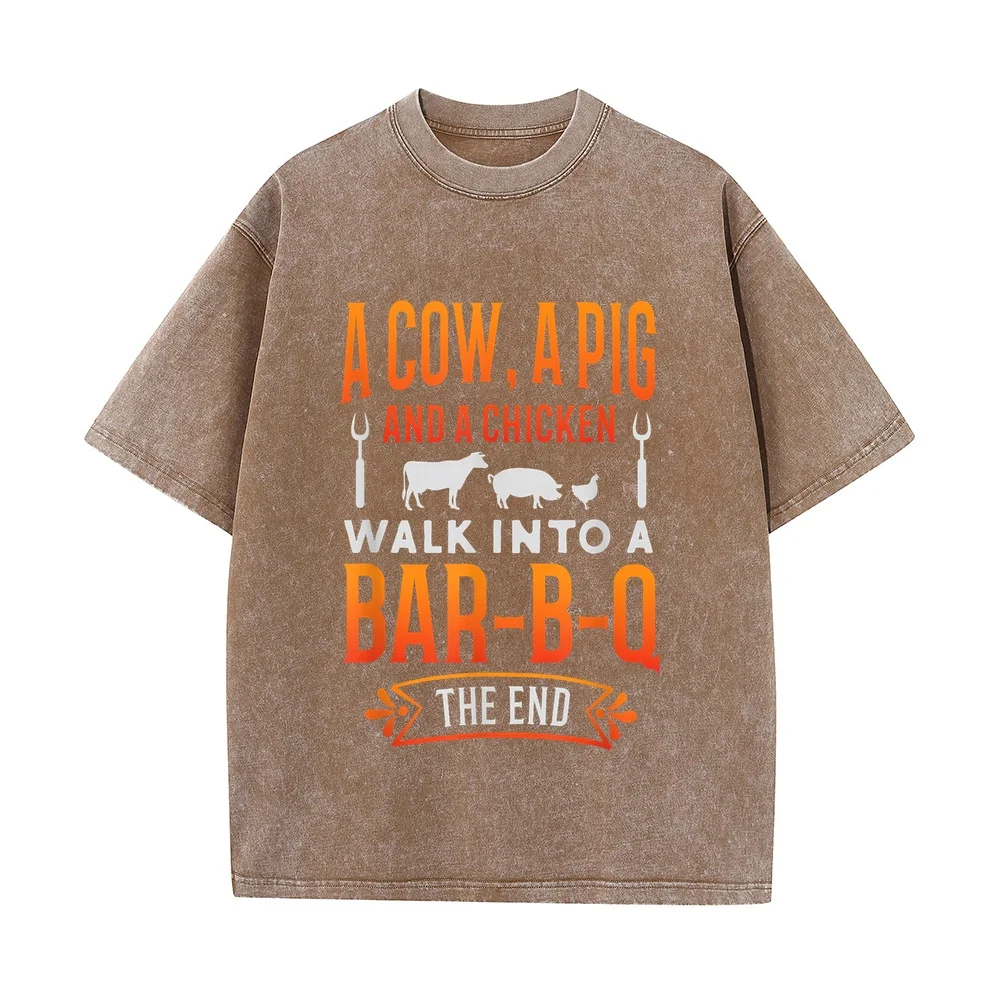 Barbecue BBQ Joke Gift For Grill Master Chef T-Shirt Men Friends Gift Magliette Uomo Daily Graphic Shirt Cotton Casual Tee