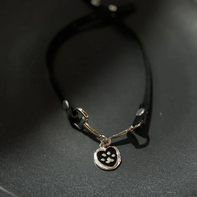 Kpop Y2K Goth Harajuku Vintage Cute Butterfly Bowknot Heart Choker Necklace Egirl Aesthetic 2000s EMO Grunge Jewelry Accessories