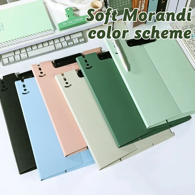 

Clipboard Holder Folder Business Portable Vertical Folding Paper Display Stand File Writing Board A4 Board Folder Shelf