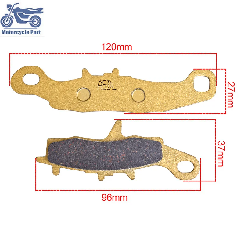 

Motorcycle Front Brake Pads For Kawasaki KX80 1997-2000 KX85 2001-2021 KX100 KL250 00-02 KLX250 KX 80 85 100 LK KLX 250 250cc