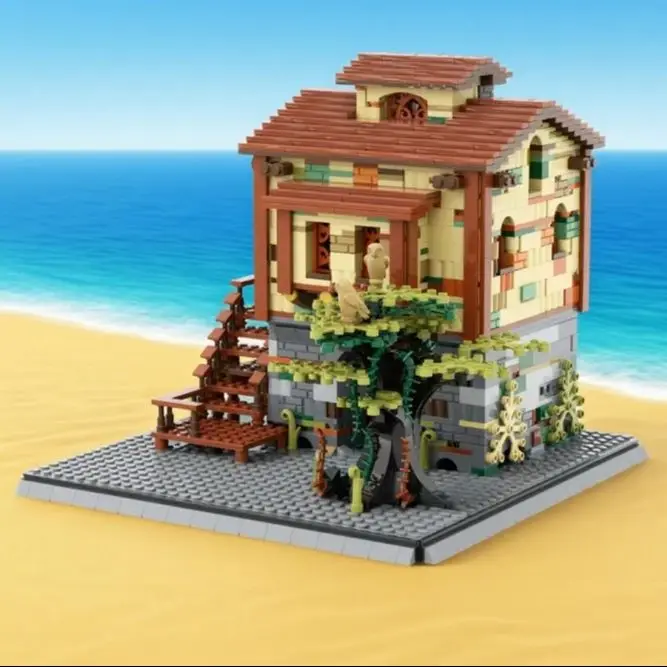 

2587PCS Swamp Hideout Model MOC-29779 City Street View Villa Architecture Modular Building Blocks DIY Toys Gift for Adults Kids