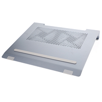 Aluminum Alloy Laptop Cooler Stand Dual 12cm Fans RGB Light Strong Airflow Portable Notebook Cooling Pad Gaming Accessories