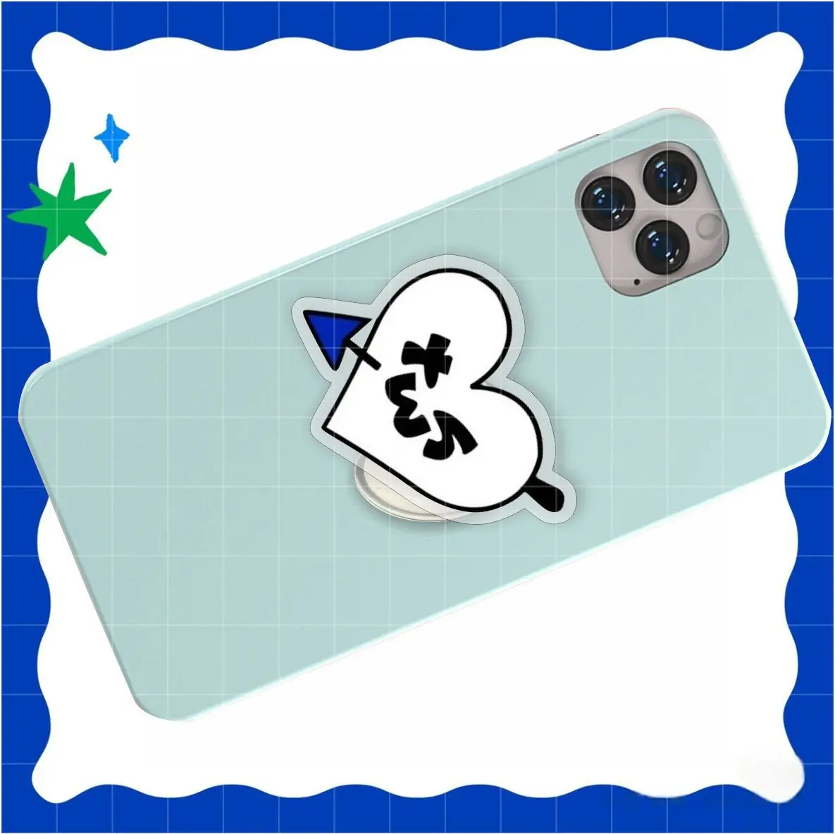 Kpop TWS Phone Holder Pop-up Store Cartoon Mascot Acrylic SMARTTOK Shinyu Hanjin Kyungmin 42(SAI) Fans Collection Gift