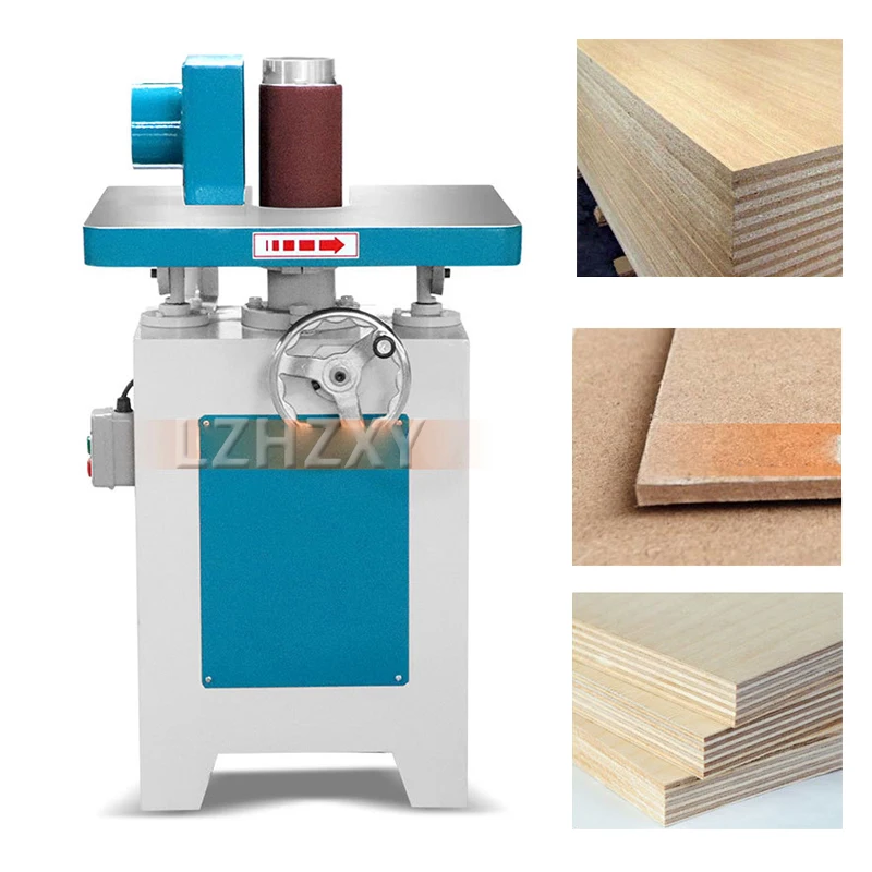 1.5KW Abrasive Belt Sanding Machine Woodworking High-Power Electric 3800V Sandpaper Polishing Machine Suitable for wood panels