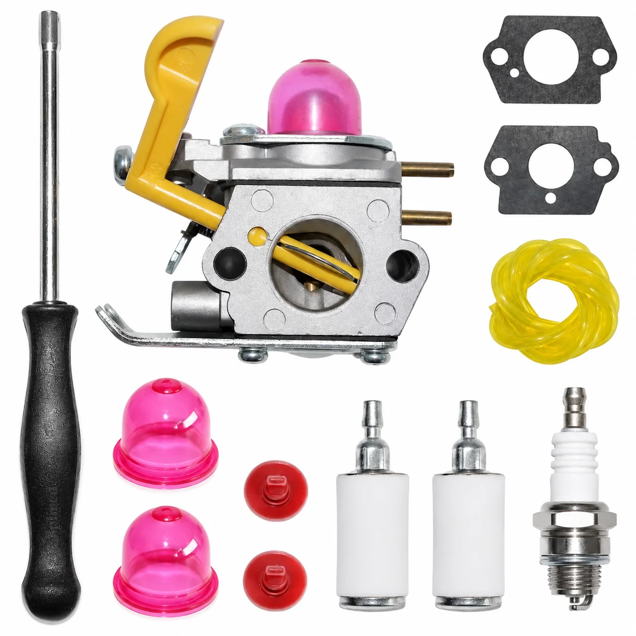 Carburetor Fuel Filter Line Adjust Tool Kit For Zama C1U-W18 C1Q-W29E Poulan Weedeater XT260 FL25C FL20C 530071752 545199901